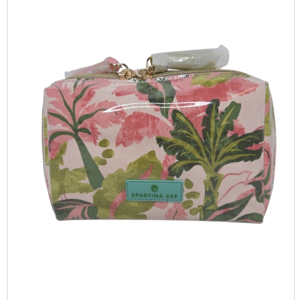 Spartina 449 Large Cosmetic Pouch Palm Paradise NEW